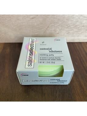 Helene Curtis Salon Selectives Control[d] Substance Molding Putty 2.25 oz New